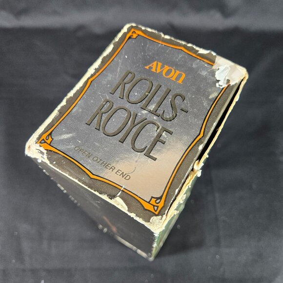 Vtg 70s Avon Bottle Decanter Rolls-Royce Silver Wraith Mostly Full -Display Only - Picture 12 of 13